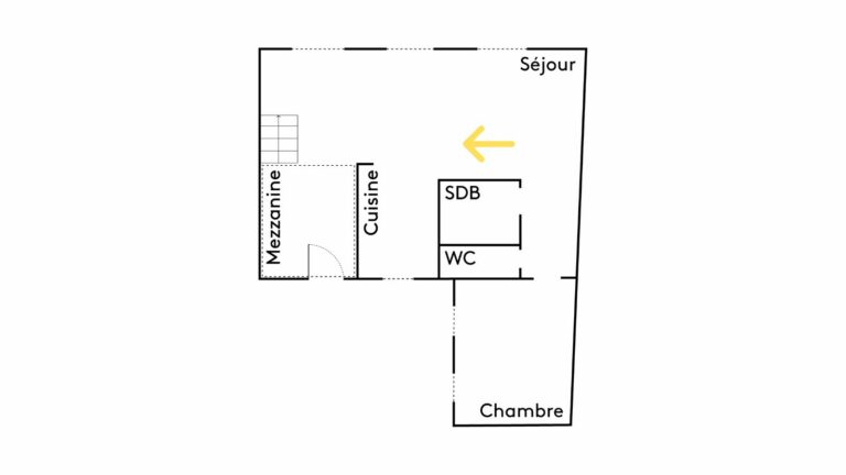 60 m² dans le 1er arrondissement de Paris