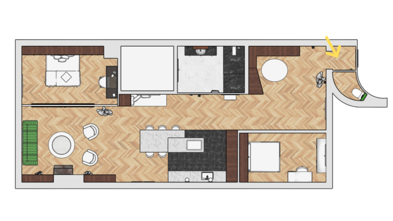 63 m² dans le Haut-Marais à Paris (03)