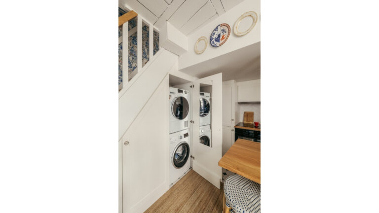 Un duplex comme une petite maison de 32 m²